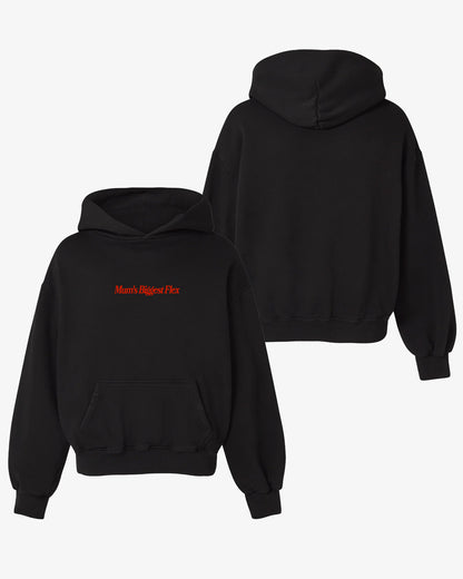 Oversized Hoodie Black - Mum's Biggest Flex