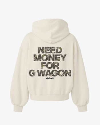 Oversized Hoodie Black - Need Money For G Wagon realtree