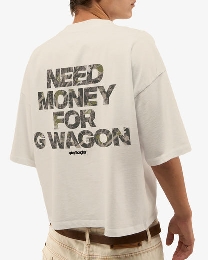 Heavy Oversized Tee - Need Money For G Wagon
