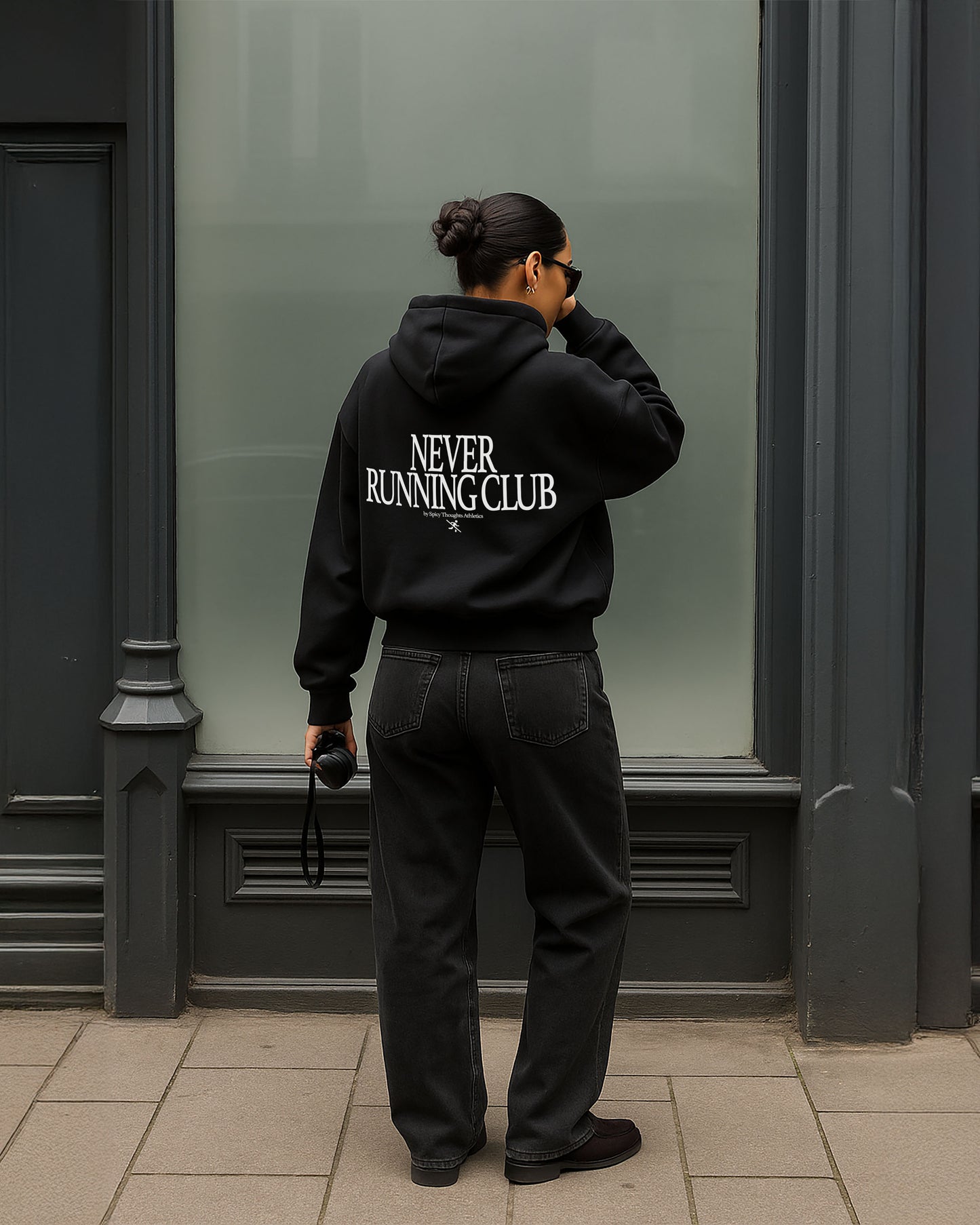 Oversized Hoodie - Never Running Club