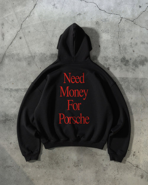 Oversized Hoodie - Need Money For Porsche