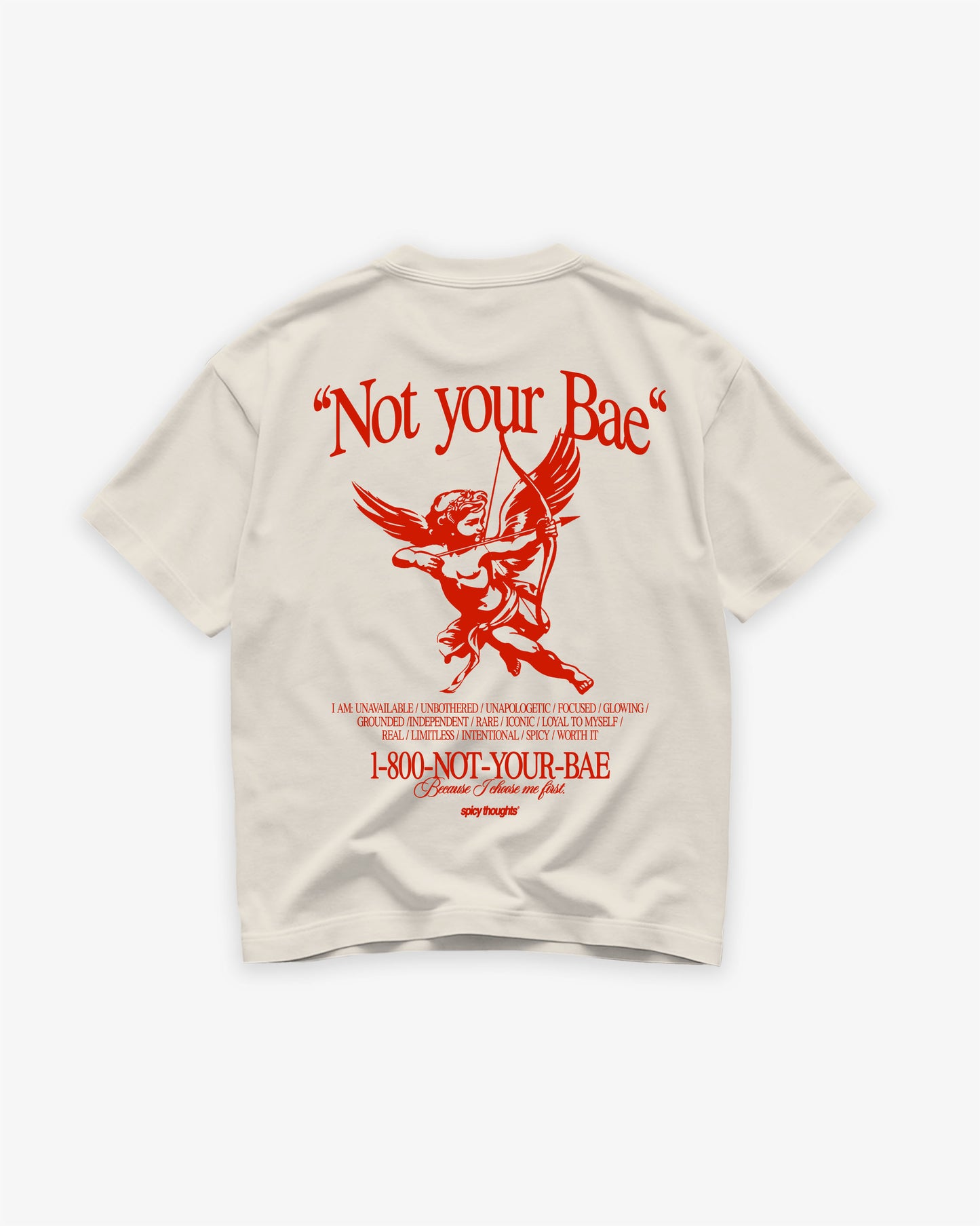 Heavy Oversized Tee - Not Your Bae