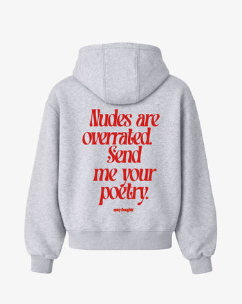 Oversized Hoodie - Nudes Are Overrated
