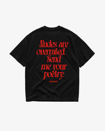 Heavy Oversized Tee - Nudes Are Overrated