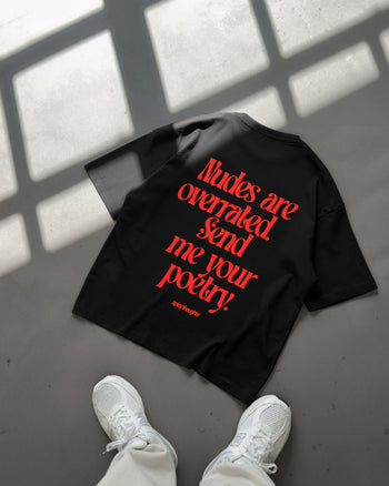Heavy Oversized Tee - Nudes Are Overrated