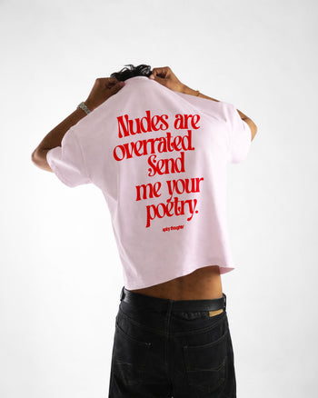 Heavy Oversized Tee - Nudes Are Overrated