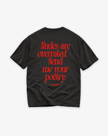 Heavy Oversized Tee - Nudes Are Overrated