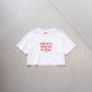 Cropped Tee - Nudes Are So Boring Send Me Money