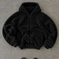 Oversized Sherpa Zip Hoodie Girls