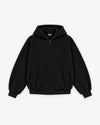 Oversized Sherpa Zip Hoodie Girls