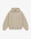 Oversized Sherpa Zip Hoodie Girls