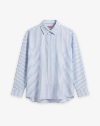 Oversized Striped Shirt Girls