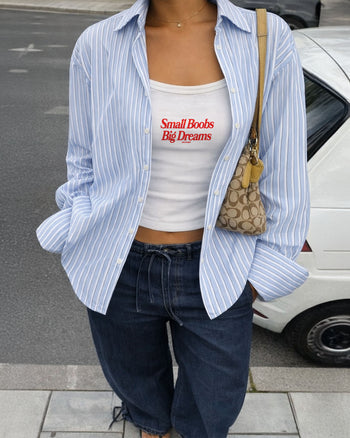 Oversized Striped Shirt Girls