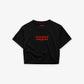 Cropped Tee - Overworked & Underfucked