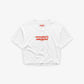 Cropped Tee - Overworked & Underfucked