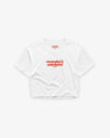 Cropped Tee - Overworked & Underfucked