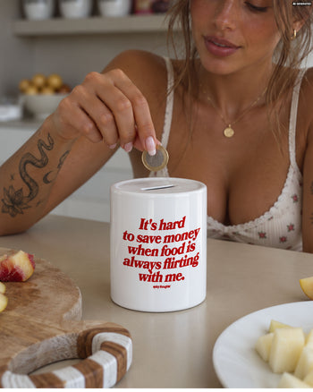 Piggy Bank - Food Is Flirting With Me