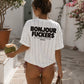 Pinstripe Tee - Bonjour Fuckers