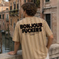 Pinstripe Tee - Bonjour Fuckers