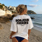 Pinstripe Tee - Bonjour Fuckers