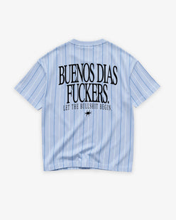 Pinstripe Tee - Buenos Dias Fuckers