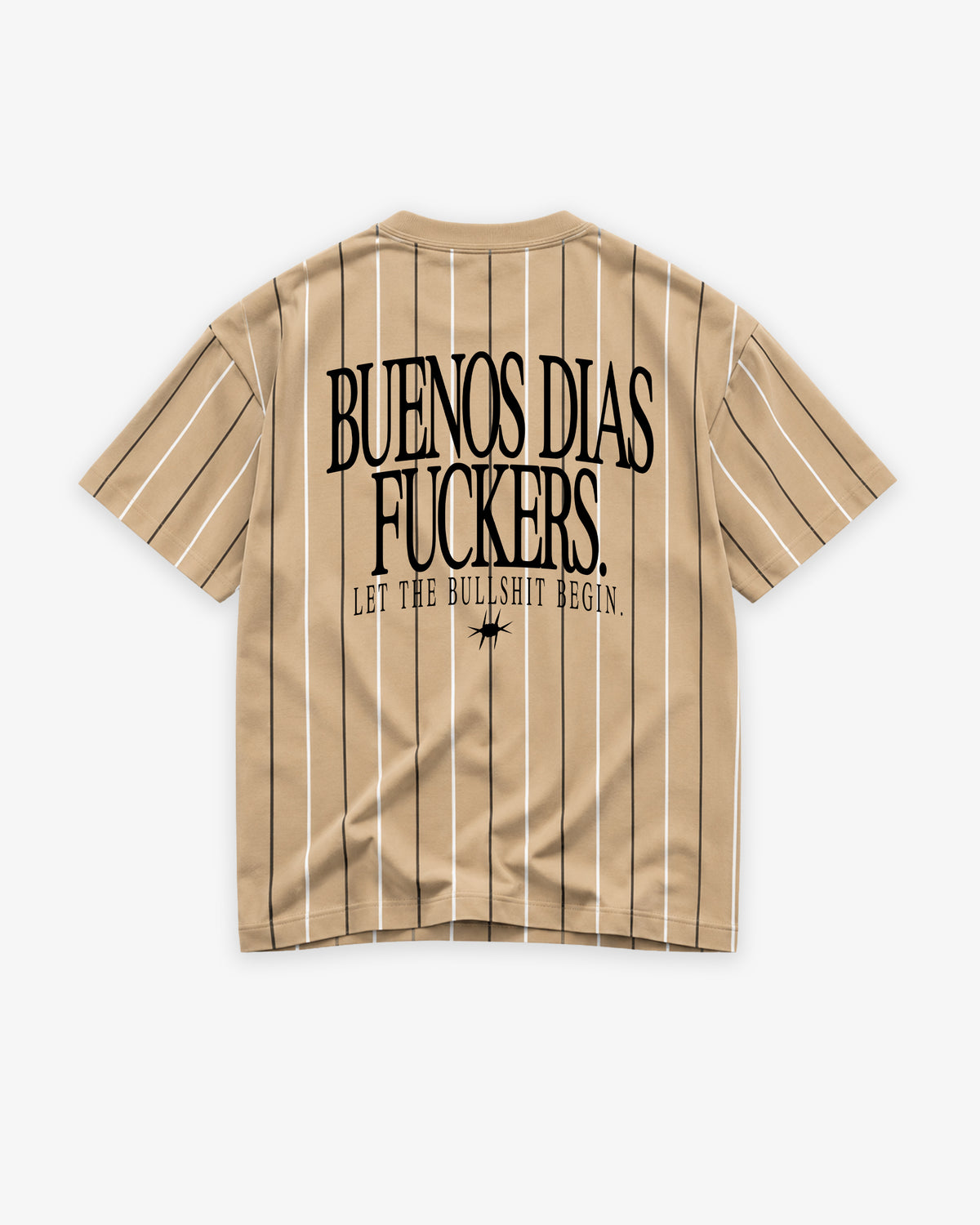 Pinstripe Tee - Buenos Dias Fuckers