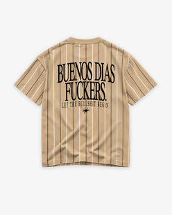 Pinstripe Tee - Buenos Dias Fuckers