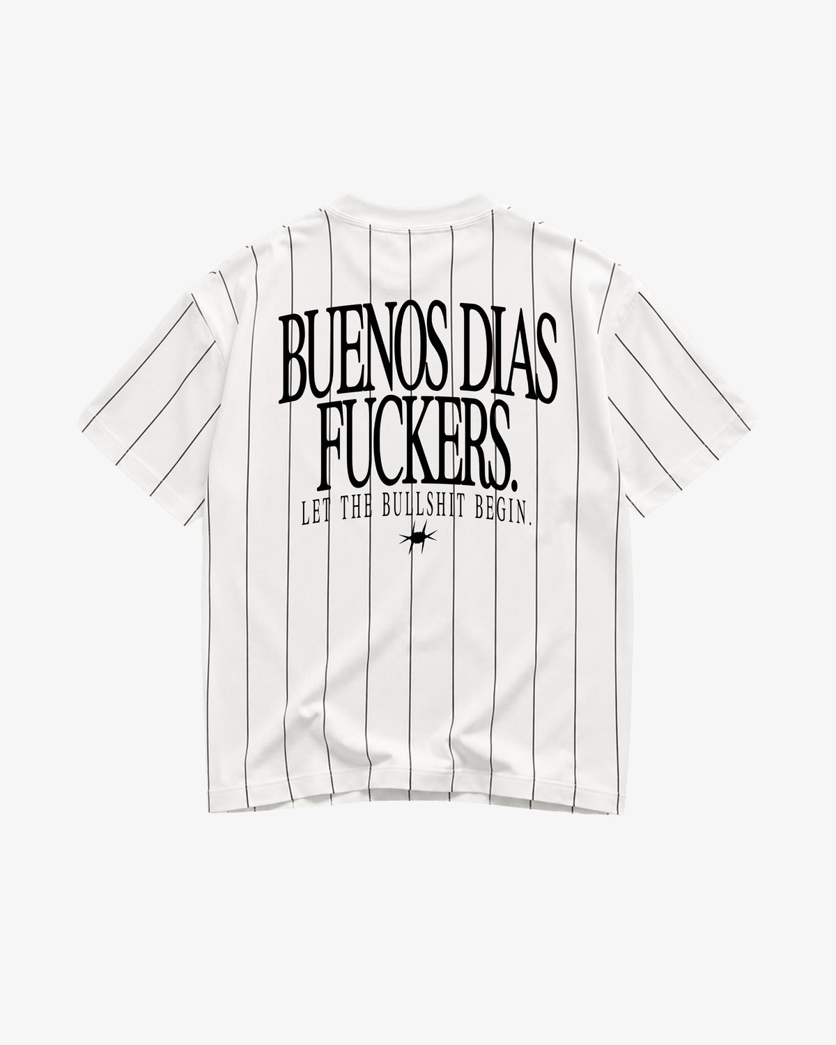 Pinstripe Tee - Buenos Dias Fuckers