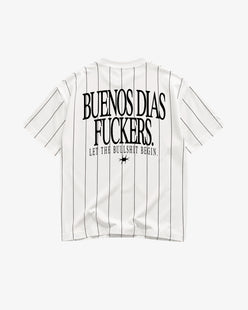 Pinstripe Tee - Buenos Dias Fuckers