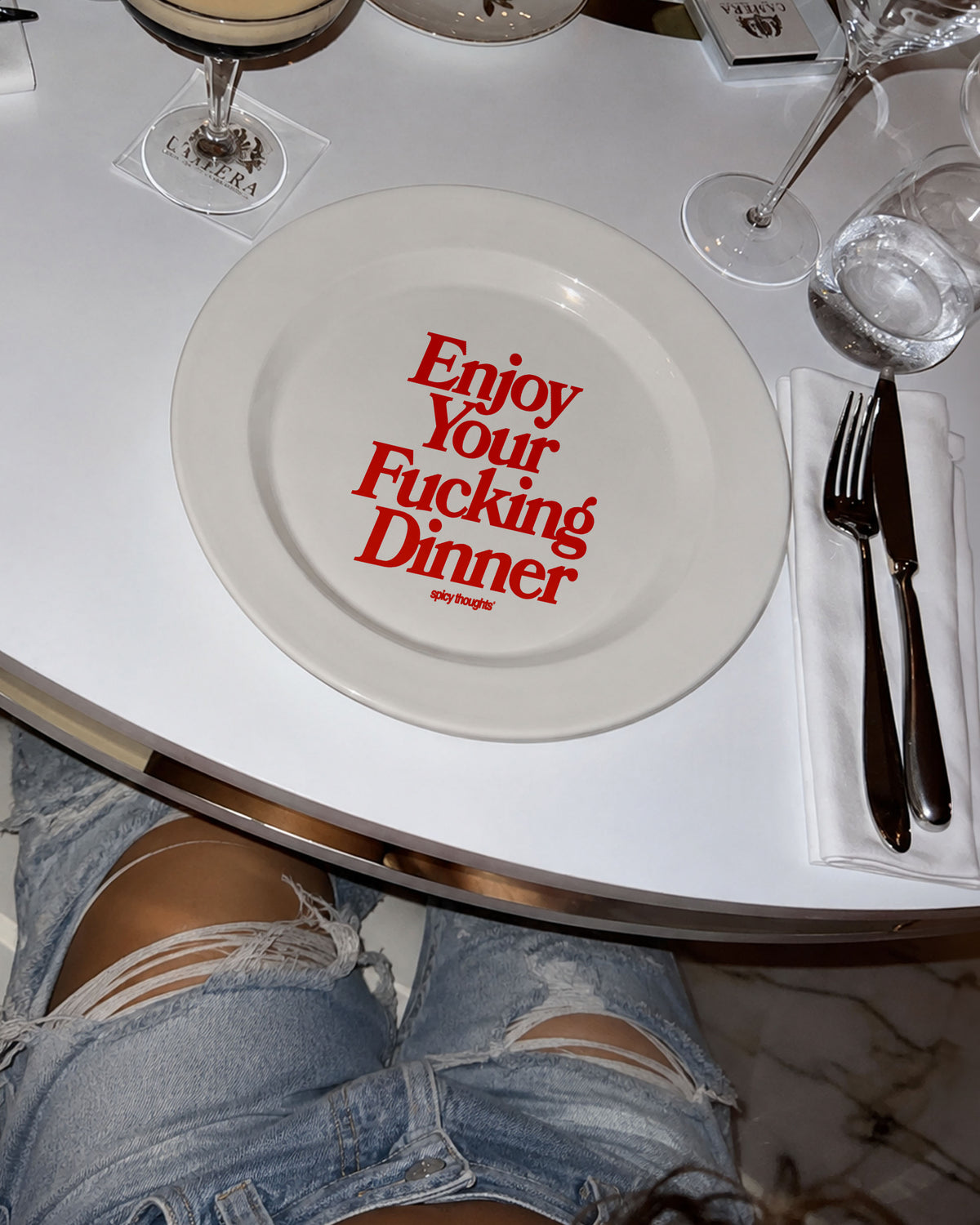 Plate - Enjoy Your Fucking Dinner