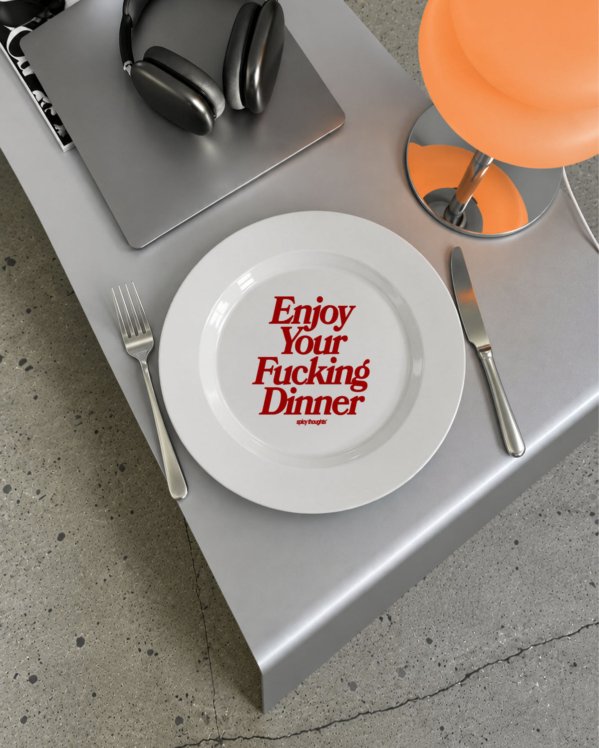 Plate - Enjoy Your Fucking Dinner