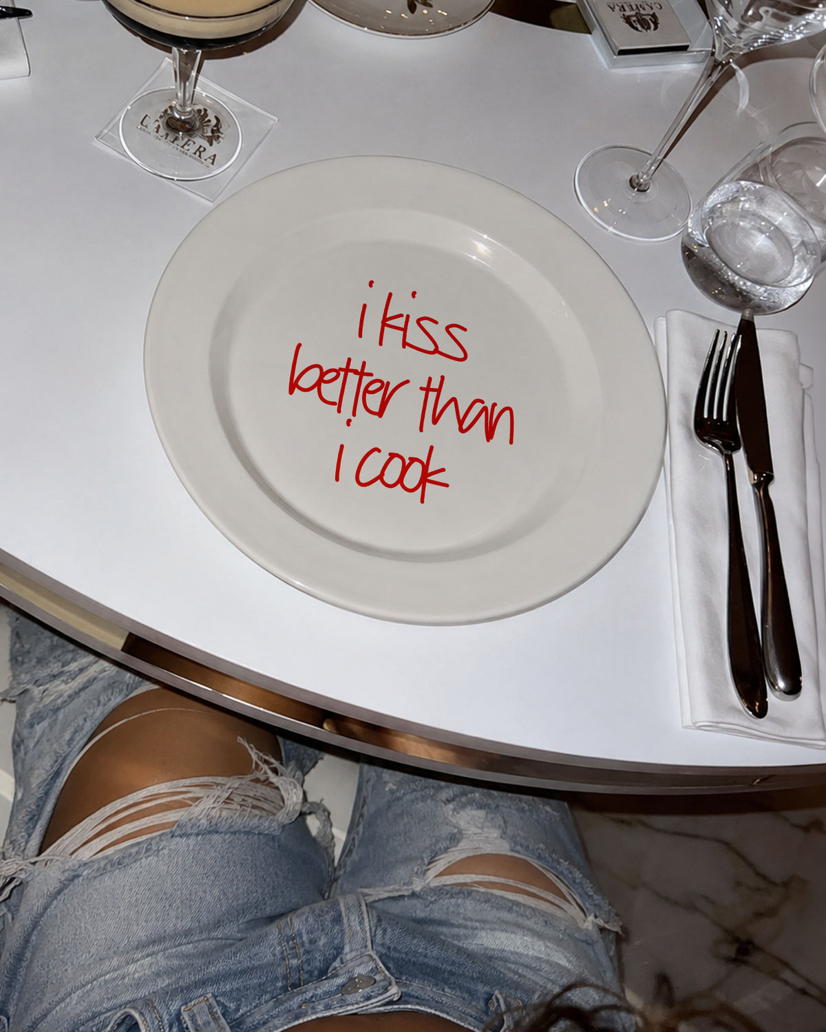 Plate - I Kiss Better Than I Cook