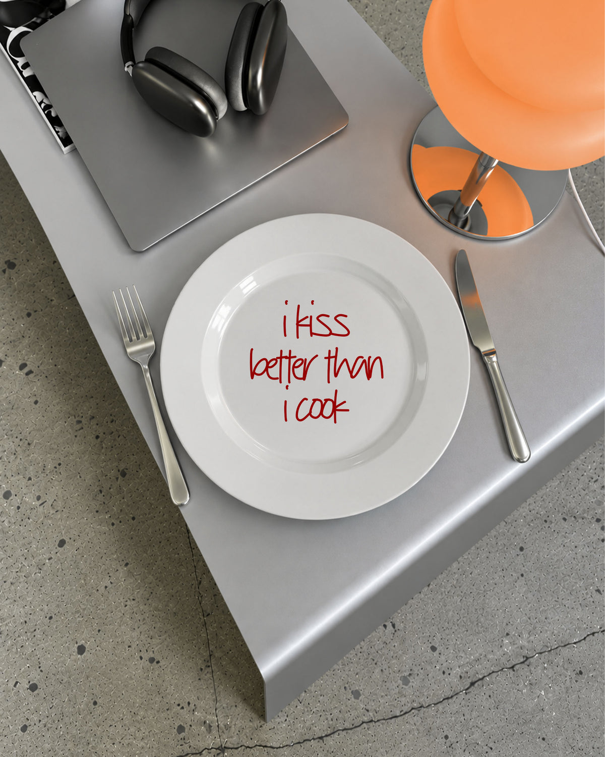 Plate - I Kiss Better Than I Cook