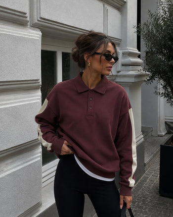 Oversized Polo Sweater - Buenos Dias Fuckers