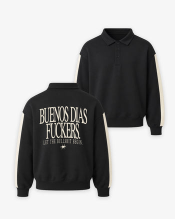 Oversized Polo Sweater - Buenos Dias Fuckers