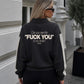 Oversized Polo Sweater - Can You See The Fuck You In My Smile