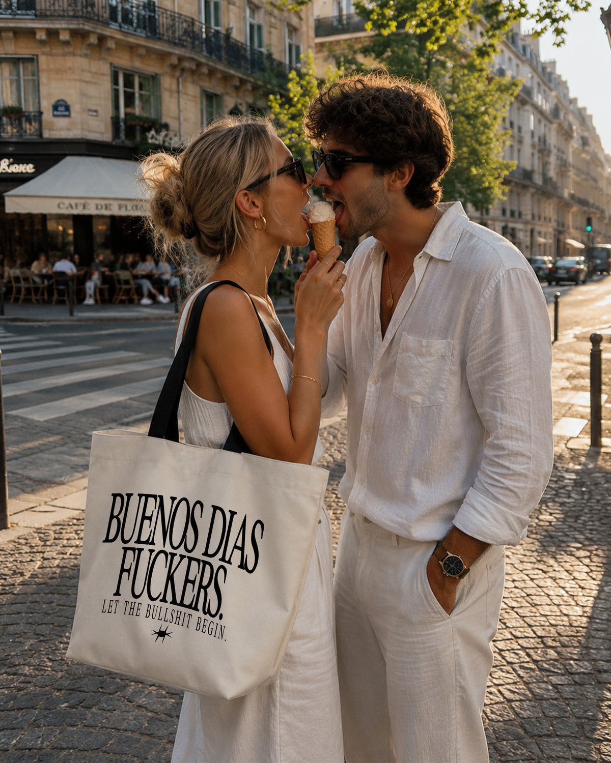 Premium Tote Bag - Buenos Días Fuckers