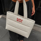 Quilted Tote Bag - Small Boobs Big Dreams