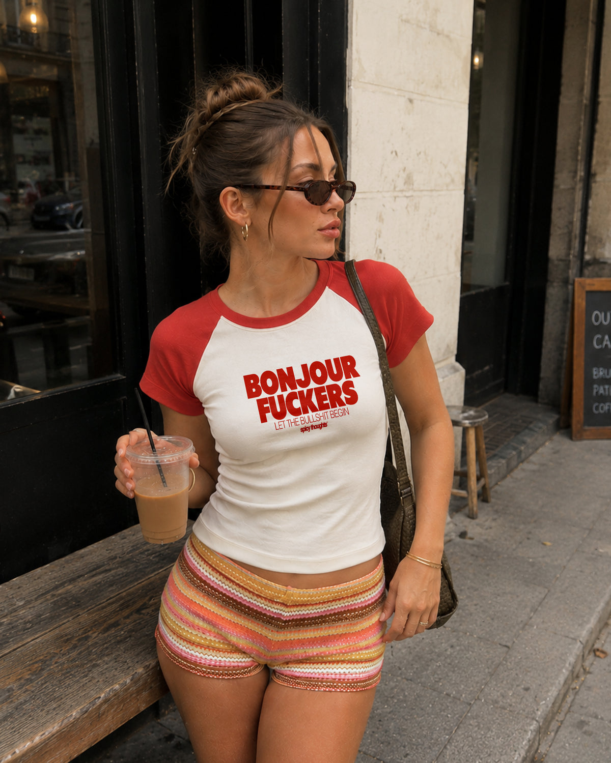 Raglan Tee - Bonjour Fuckers