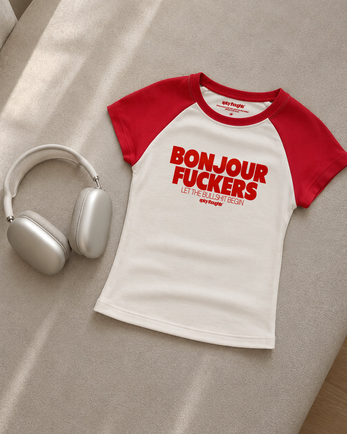 Raglan Tee - Bonjour Fuckers
