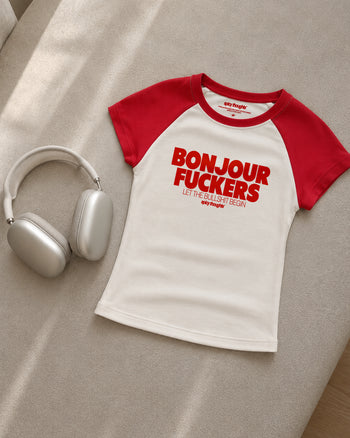 Raglan Tee - Bonjour Fuckers