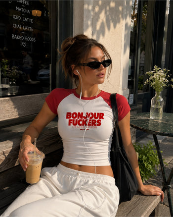 Raglan Tee - Bonjour Fuckers