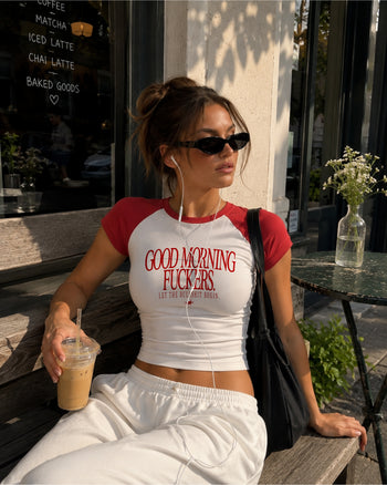 Raglan Tee - Good Morning Fuckers