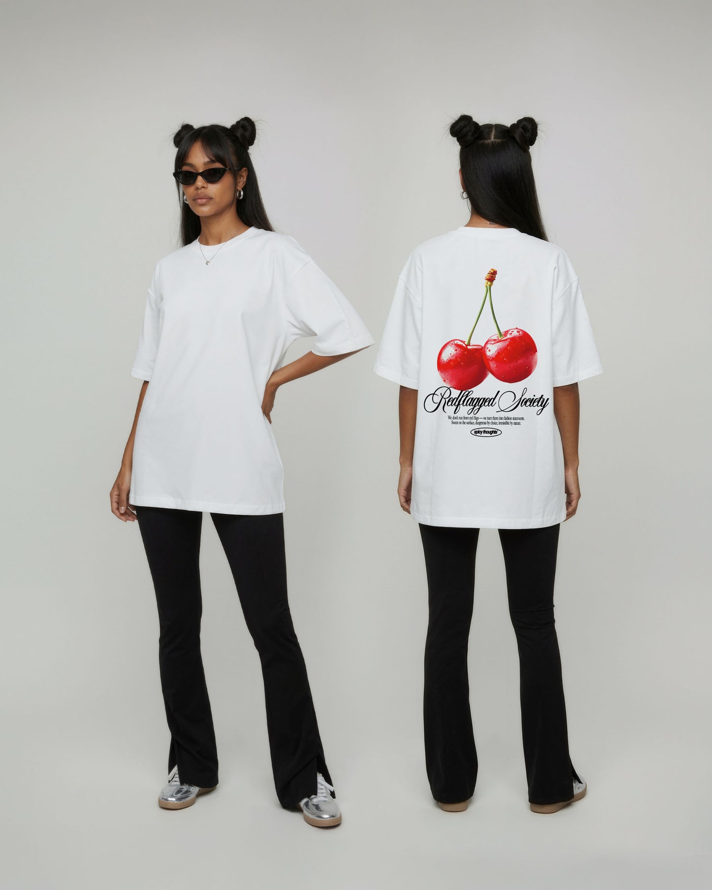 Heavy Oversized Tee - Redflagged Society