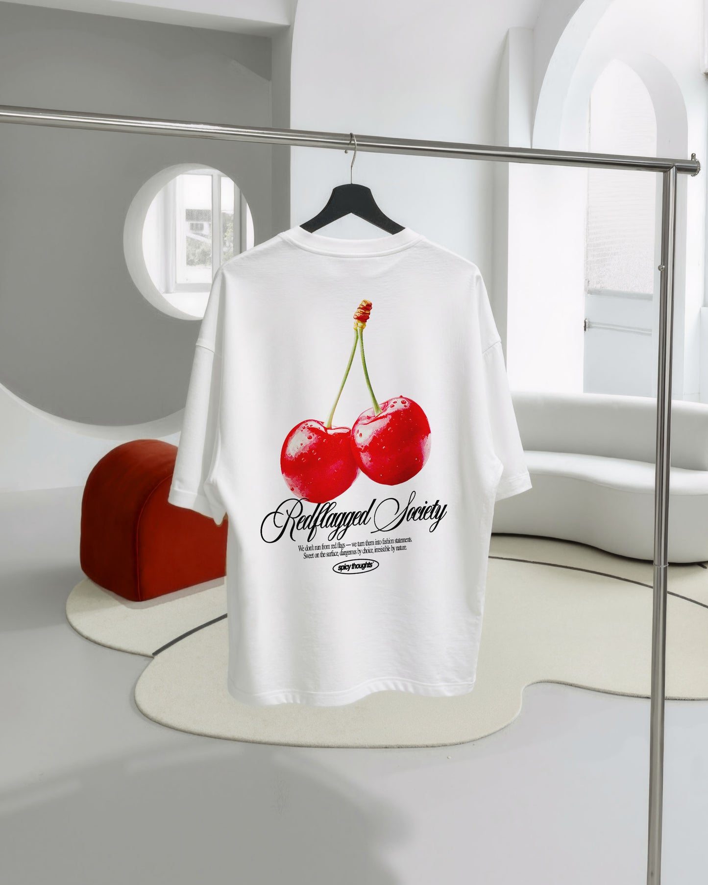 Heavy Oversized Tee - Redflagged Society