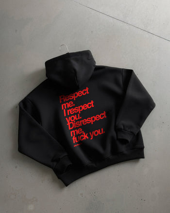 Oversized Hoodie - Respect me. I Respect you.