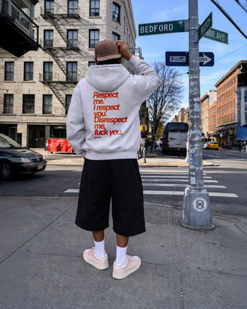 Oversized Hoodie - Respect me. I Respect you.