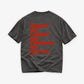 Heavy Oversized Tee - Respect me. I Respect you.