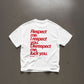 Heavy Oversized Tee - Respect me. I Respect you.
