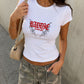 Rib Cropped Tee - Baddie I Do It For God